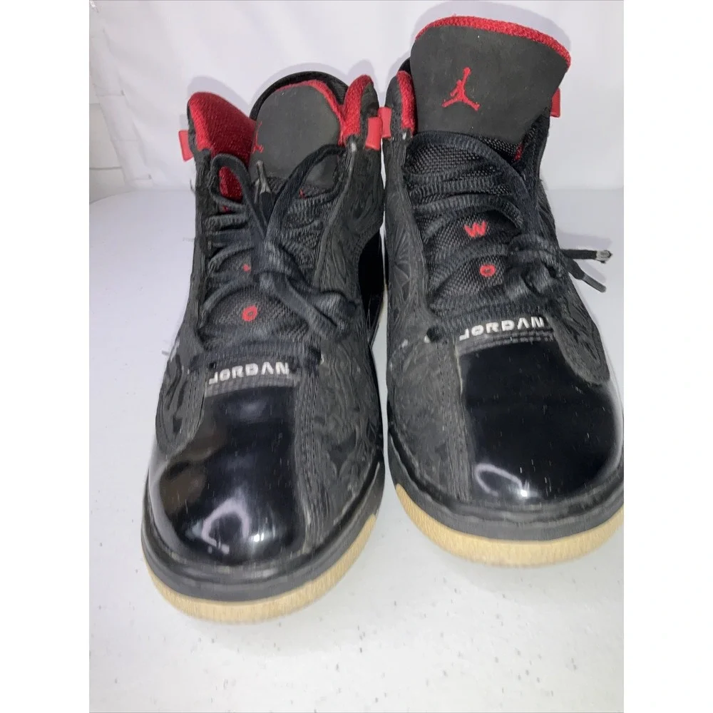 Nike Air‎ Jordan Dub-Zero Sneakers Basketball Black White Red 311047-061 Sz 6.5Y